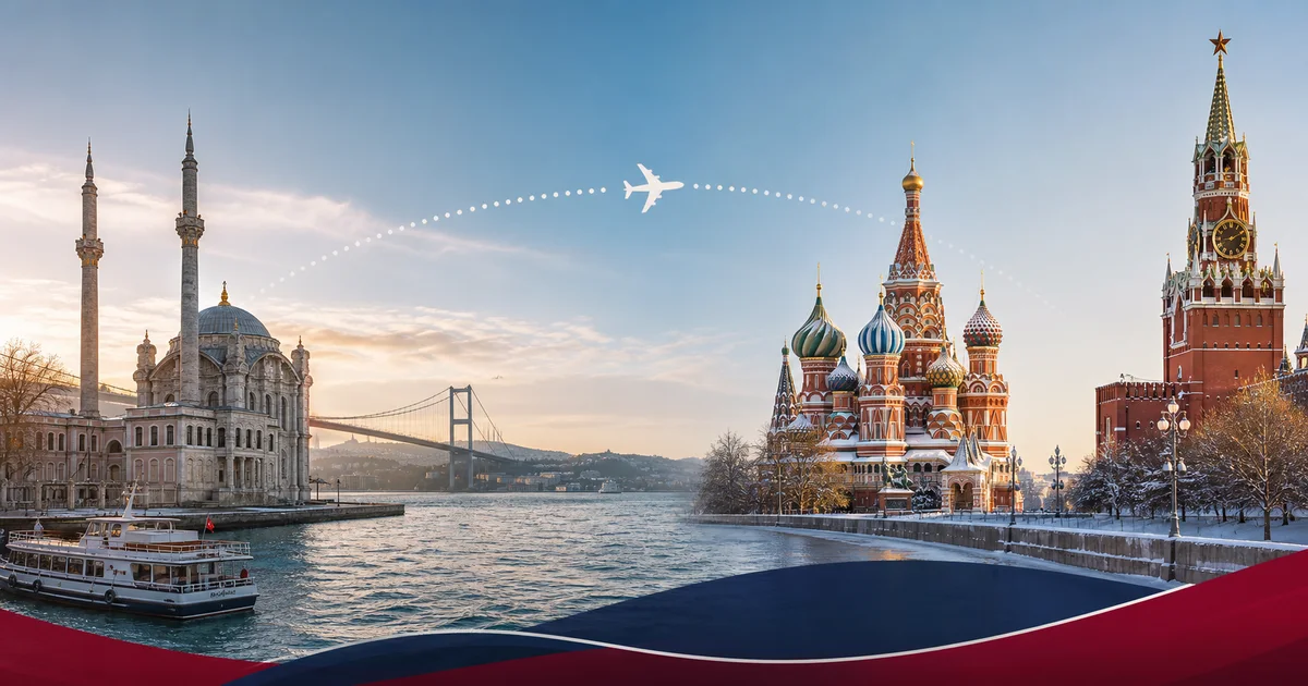 Turkey to Russia eVisa travel planning
